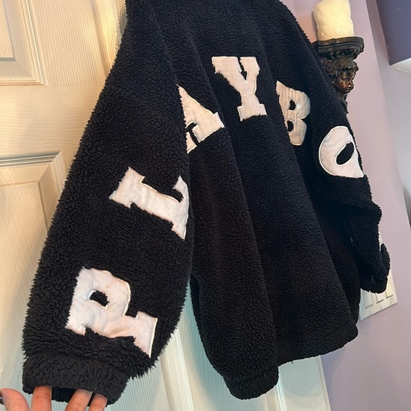 Playboy Teddy Sherpa Jacket - Picture 2 of 6